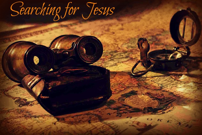 searching for jesus