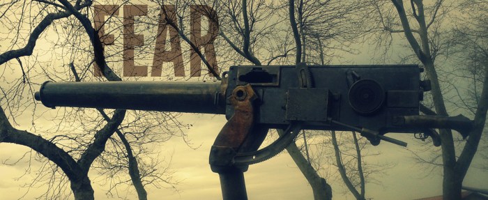 British Vickers Cannon displayed at naval museum in Istanbul