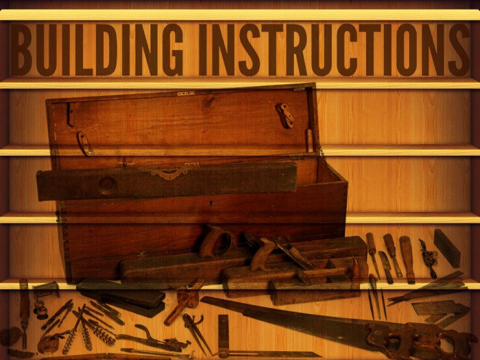 building instructions