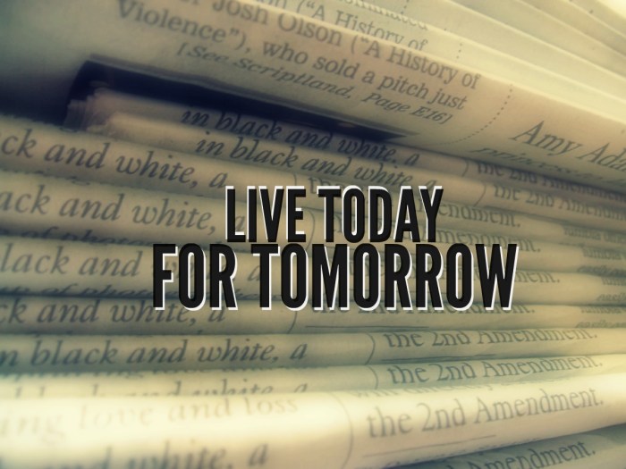 Today For Tomorrowtrw