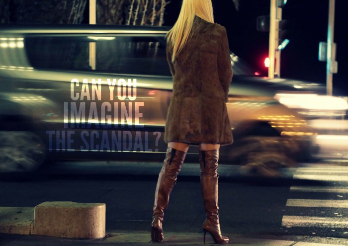 can you imagine the scandal