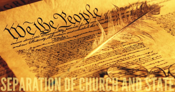 separation of church and state