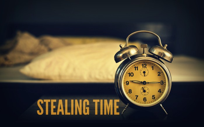 stealing time
