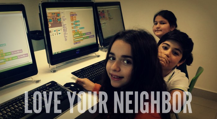 Turkish students in Istanbul, using the internet for constructive purposes